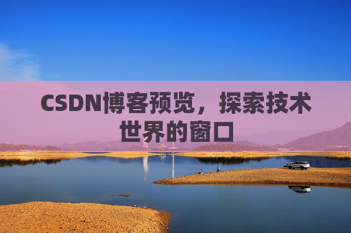 CSDN博客预览，探索技术世界的窗口